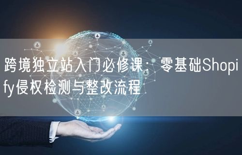 跨境独立站入门必修课：零基础Shopify侵权检测与整改流程