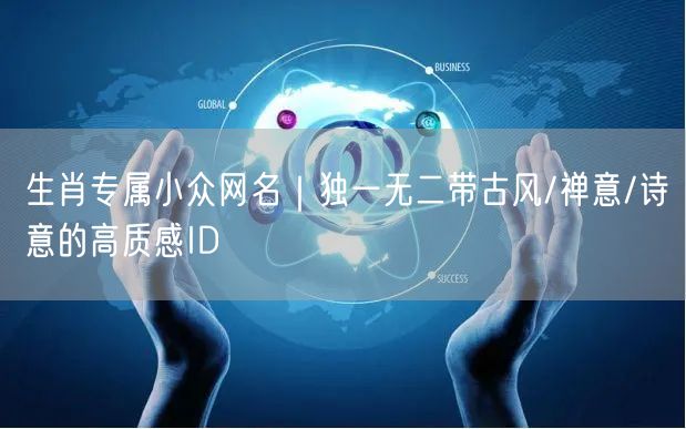 生肖专属小众网名|独一无二带古风/禅意/诗意的高质感ID