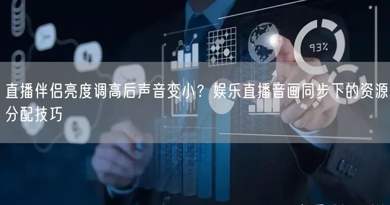 直播伴侣亮度调高后声音变小?娱乐直播音画同步下的资源分配技巧